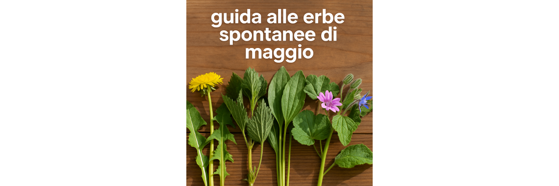 Erbe spontanee di maggio