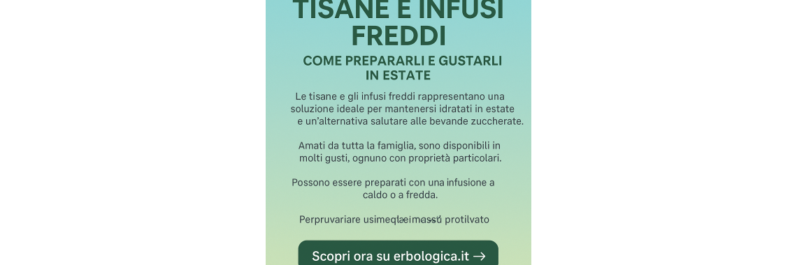 Tisane e infusi freddi