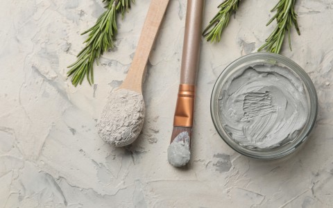 Maschera viso purificante con argilla verde e timo Maschera viso purificante con argilla verde e timo