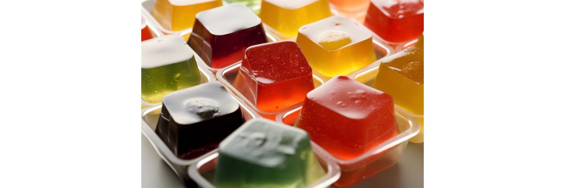 Gelatine solide a base di erbe