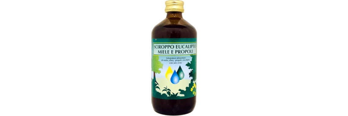 Sciroppo eucalipto miele e propoli – elimina le secrezioni polmonari e favorisce l’idratazione delle vie respiratorie