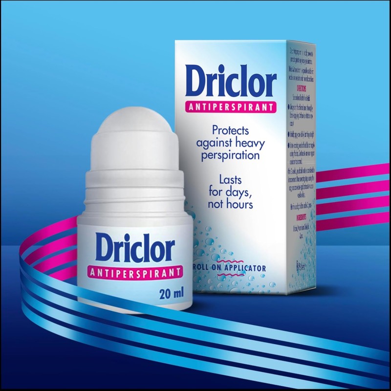 Driclor antitraspirante con applicatore roll-on 20 ml Driclor antitraspirante con applicatore roll-on 20 ml