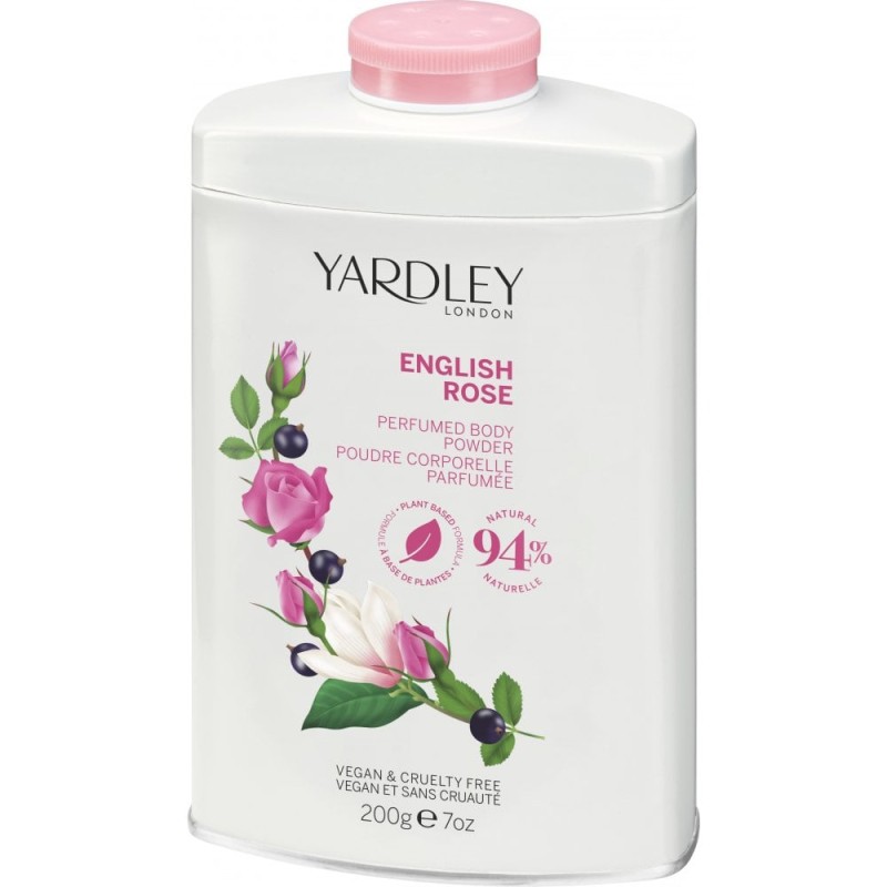 Yardley English Rose talco profumato 200g ( per donna)