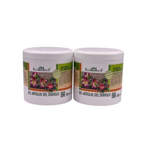 Gel artiglio del diavolo Krauterhof 2 confezioni da 500ml antidolorifico naturale offerta Gel artiglio del diavolo Krauterhof 2 confezioni da 500ml antidolorifico naturale offerta