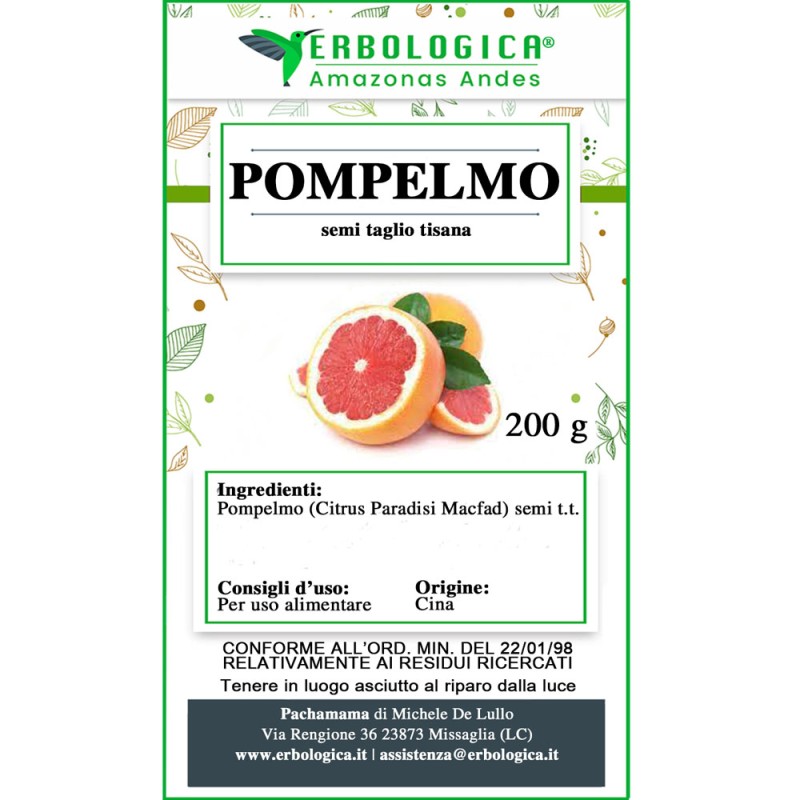 Pompelmo semi taglio tisana