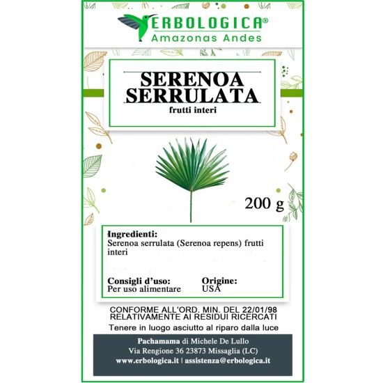 Serenoa serrulata frutti interi Serenoa serrulata frutti interi
