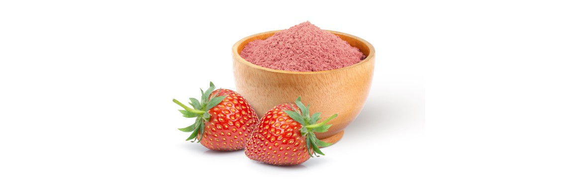 Fragole in polvere