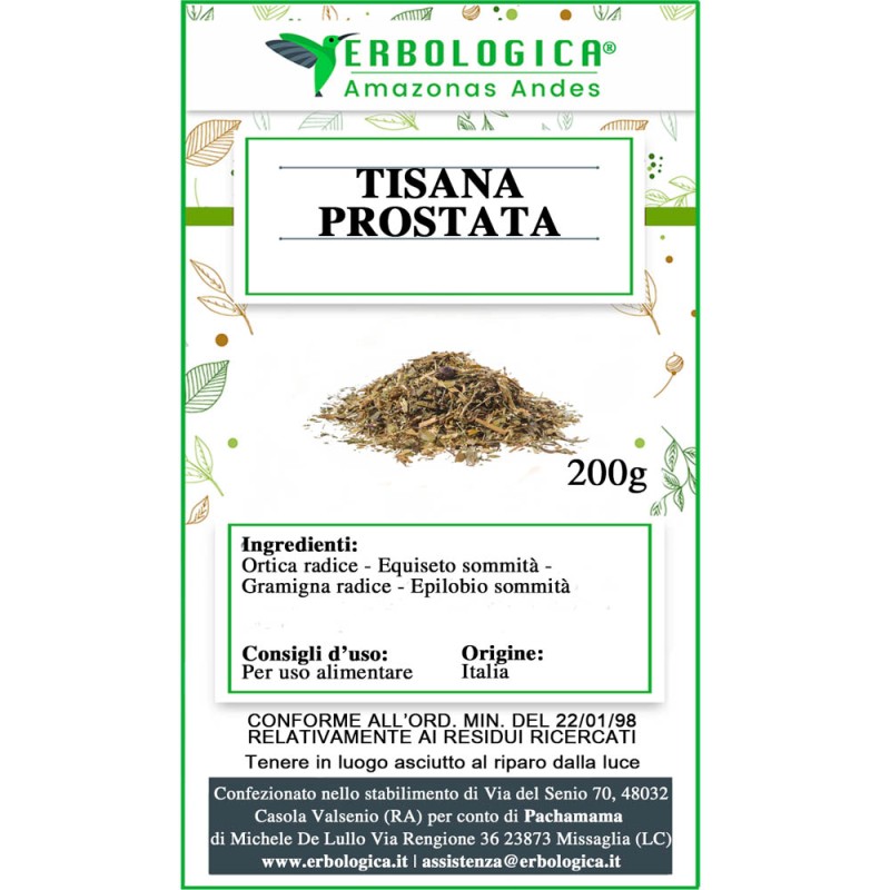 Tisana alle erbe per la prostata Tisana alle erbe per la prostata