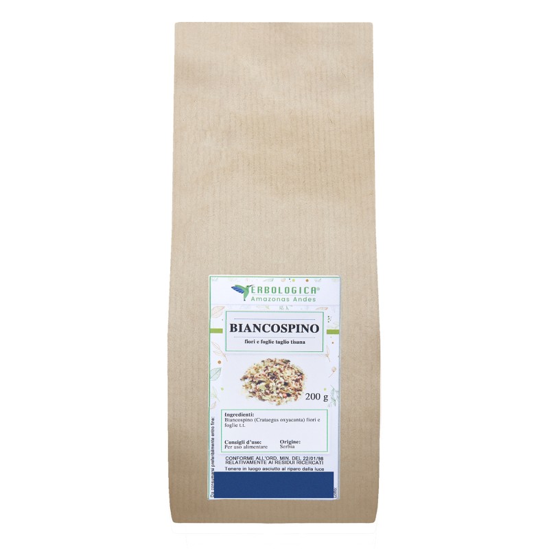 Biancospino fiori e foglie tisana Biancospino fiori e foglie tisana
