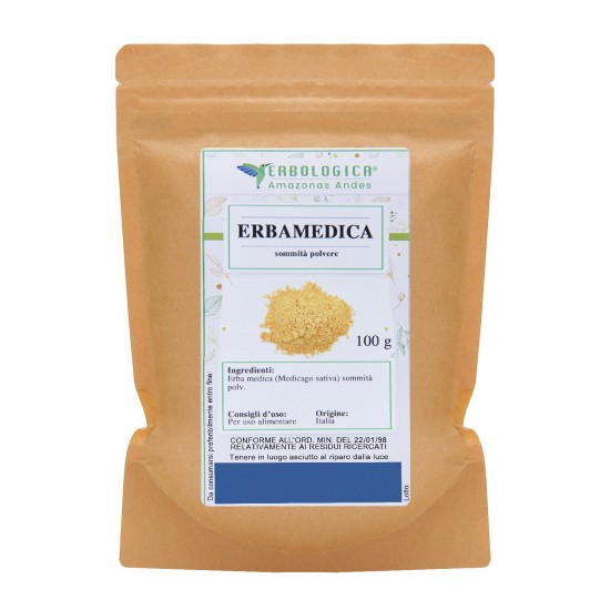 Erba medica in polvere Erba medica in polvere