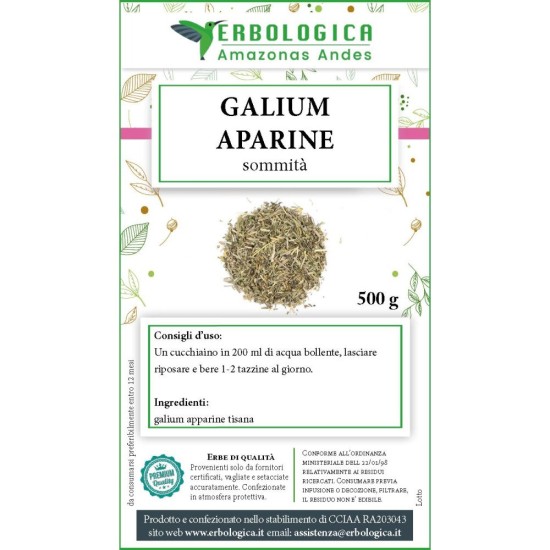 Galium aparine sommità tisana Galium aparine sommità tisana