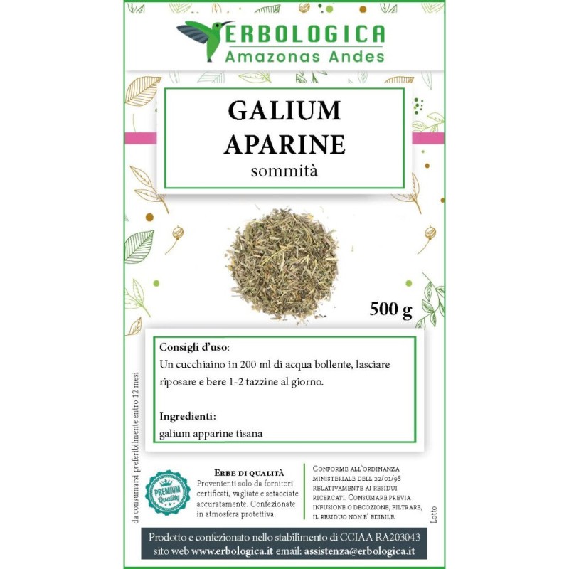 Galium aparine sommità tisana Galium aparine sommità tisana