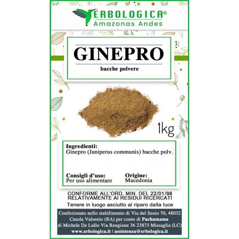 Ginepro bacche in polvere Ginepro bacche in polvere