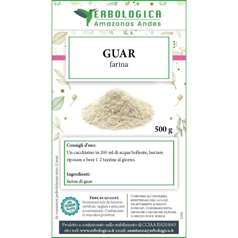 Guar semi polvere Guar semi polvere