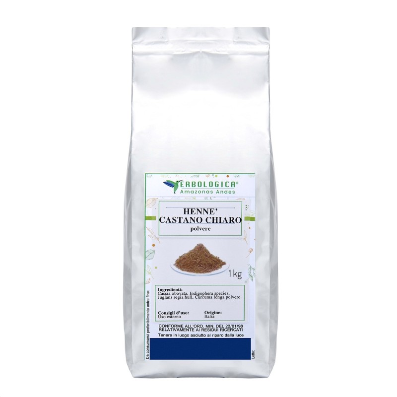 Hennè castano chiaro polvere naturale Hennè castano chiaro polvere naturale