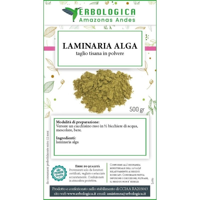 Laminaria alga in polvere Laminaria alga in polvere