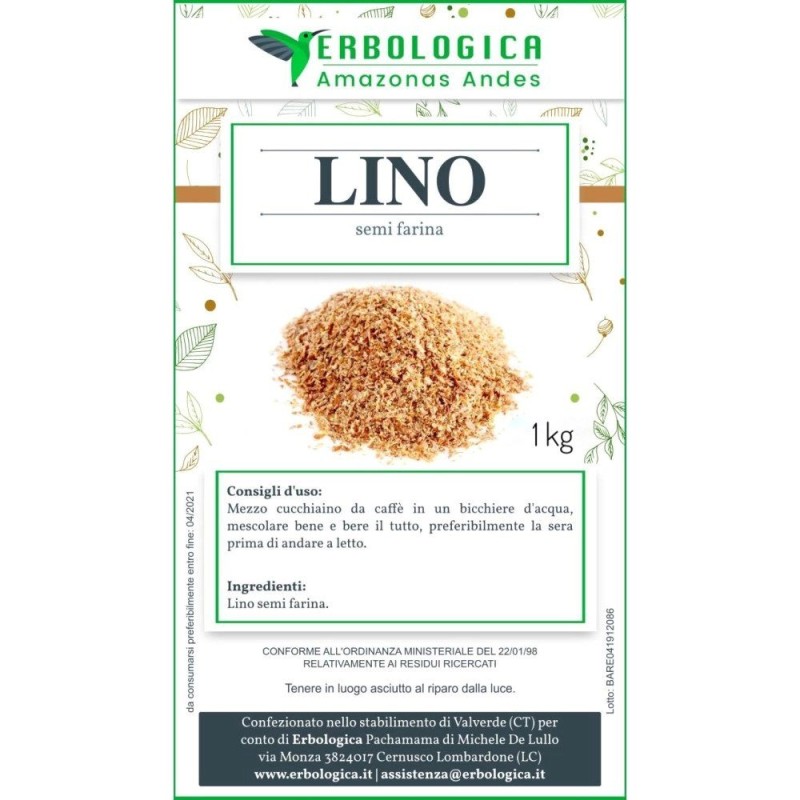 Lino semi farina Lino semi farina