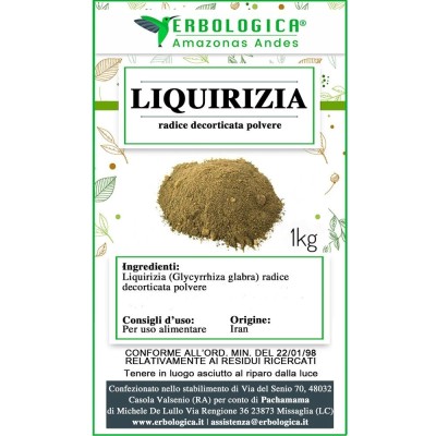 Liquirizia radice decorticata in polvere Liquirizia radice decorticata in polvere