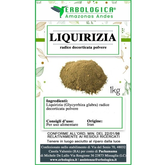 Liquirizia radice decorticata in polvere Liquirizia radice decorticata in polvere