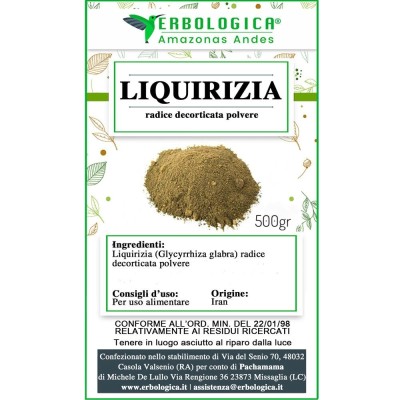 Liquirizia radice decorticata in polvere Liquirizia radice decorticata in polvere
