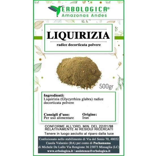 Liquirizia radice decorticata in polvere Liquirizia radice decorticata in polvere