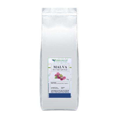 Malva fiori e foglie tisana