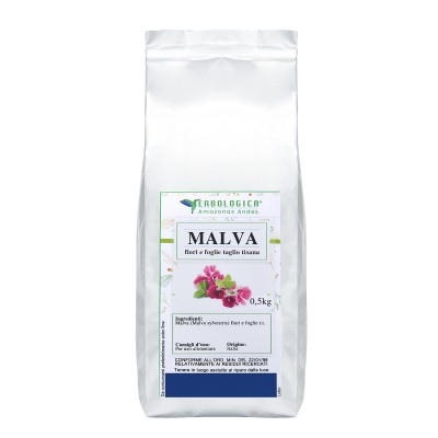 Malva fiori e foglie tisana