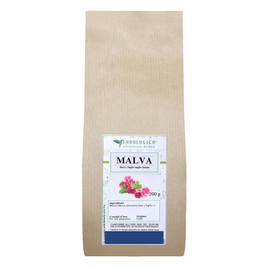 Malva fiori e foglie tisana Malva fiori e foglie tisana