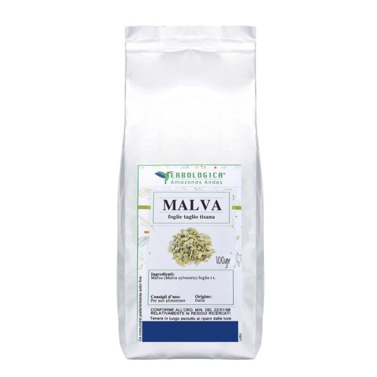 Malva foglie taglio tisana Malva foglie taglio tisana