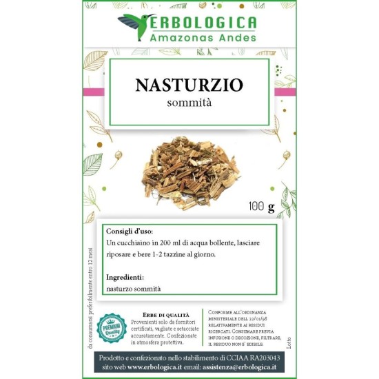 Nasturzio sommità tisana Nasturzio sommità tisana