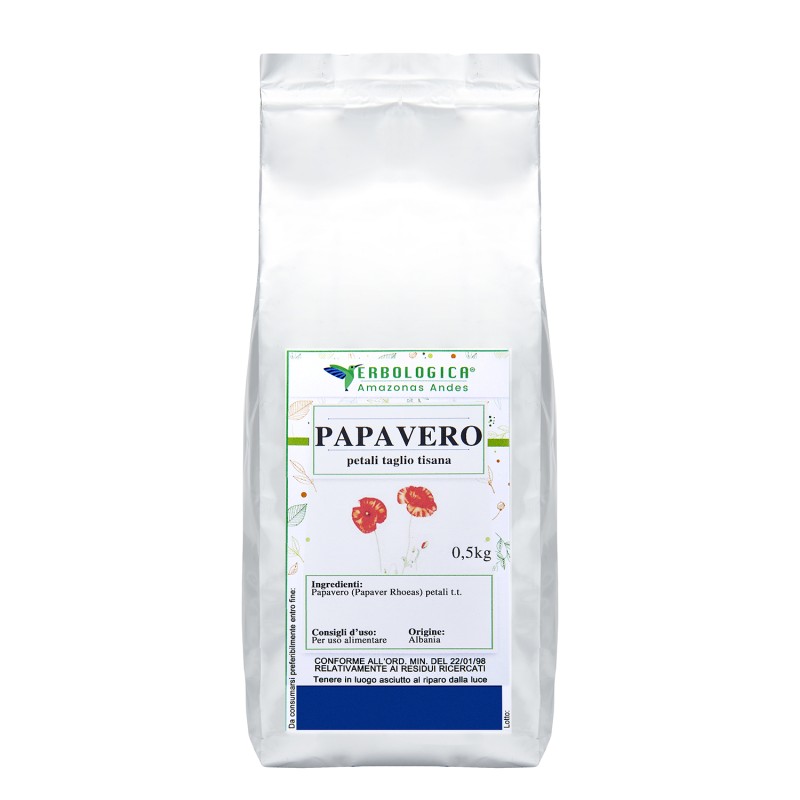 Papavero petali taglio tisana Papavero petali taglio tisana