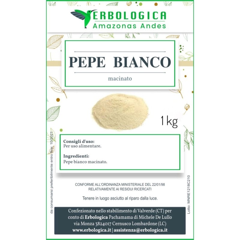 Pepe bianco macinato Pepe bianco macinato