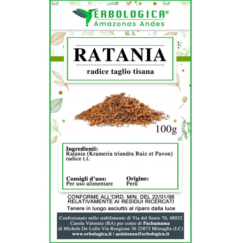 Ratania radice taglio tisana Ratania radice taglio tisana