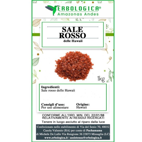 Sale rosso delle Hawaii Sale rosso delle Hawaii