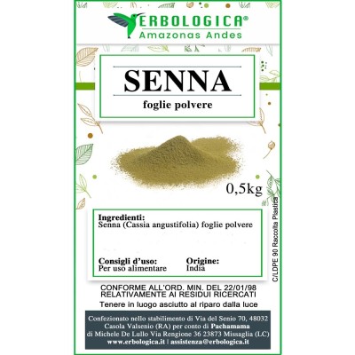 Senna in polvere Senna in polvere