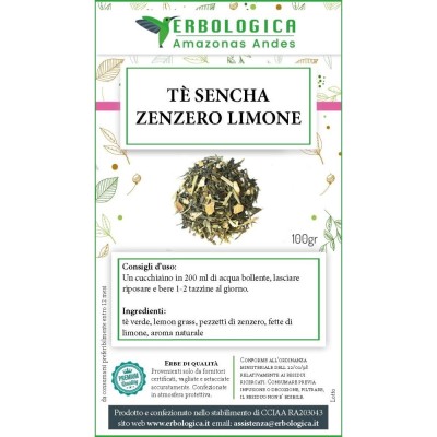 Tè sencha zenzero e limone 