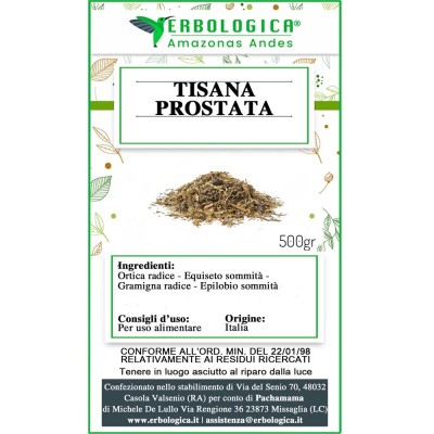 Tisana alle erbe per la prostata Tisana alle erbe per la prostata