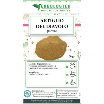 Artiglio del diavolo polvere