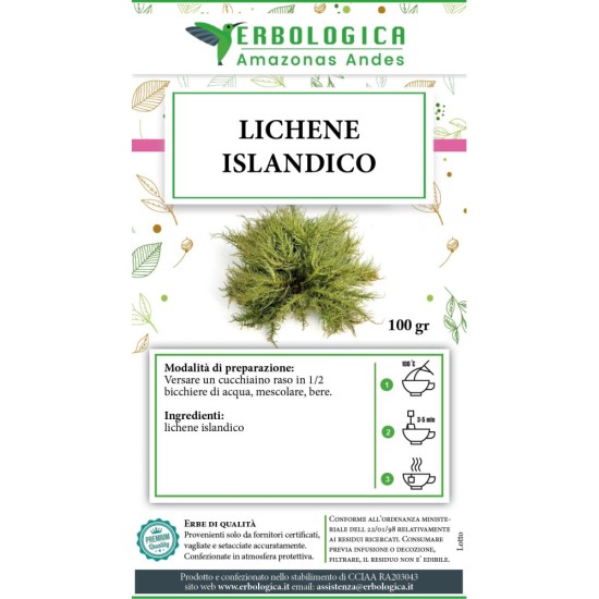 Lichene islandico tisana Lichene islandico tisana