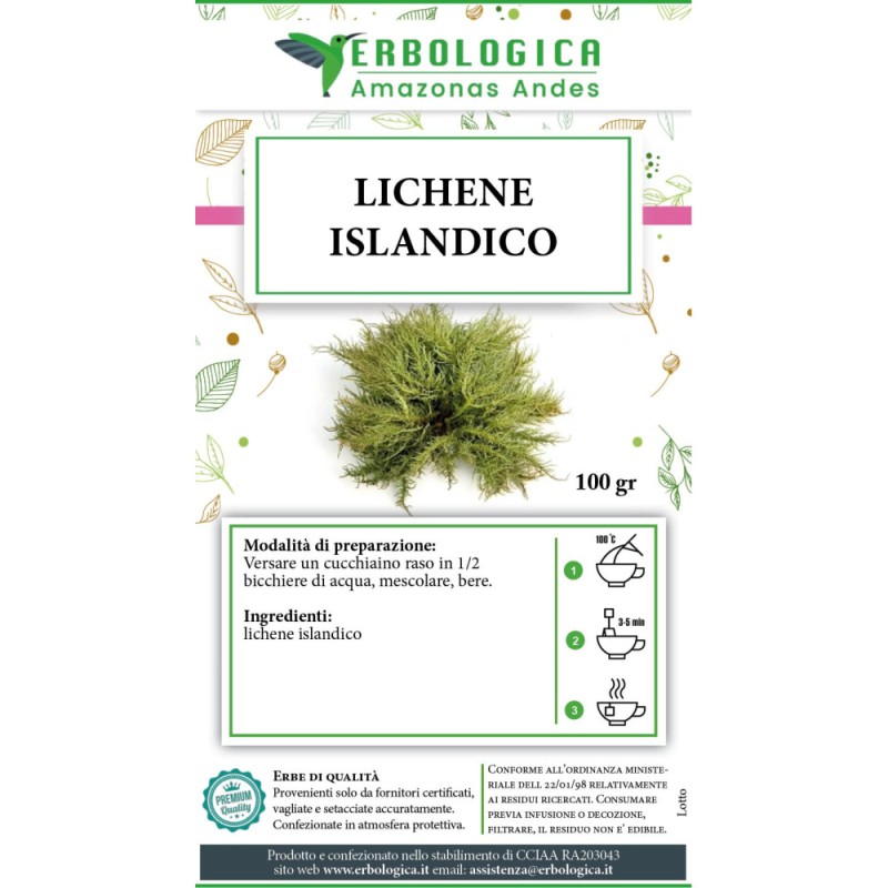 Lichene islandico tisana 
