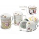 Tazza tisaniera cupcake in porcellana con scatola regalo