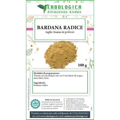 Bardana radice polvere 