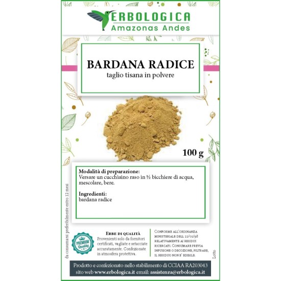 Bardana radice polvere Bardana radice polvere