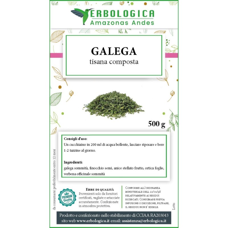 Galega tisana composta 500 grammi Galega tisana composta 500 grammi