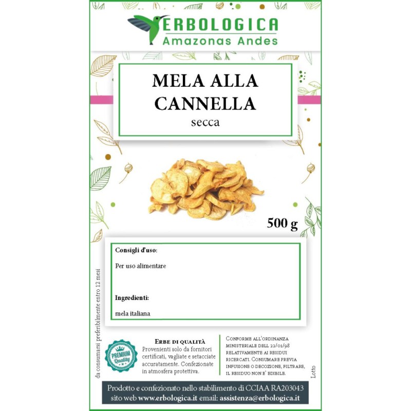 Mela secca alla cannella 