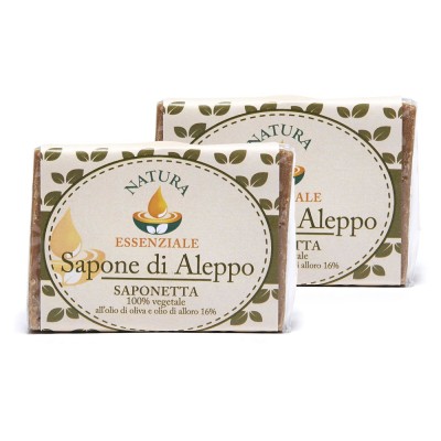 Sapone di Aleppo 200 grammi 2 confezioni Sapone di Aleppo 200 grammi 2 confezioni