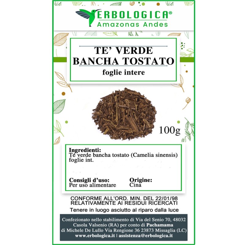 Tè verde bancha tostato