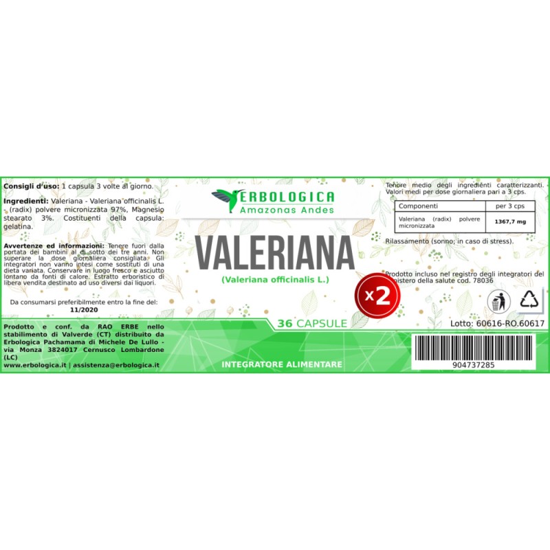 Valeriana in capsule 